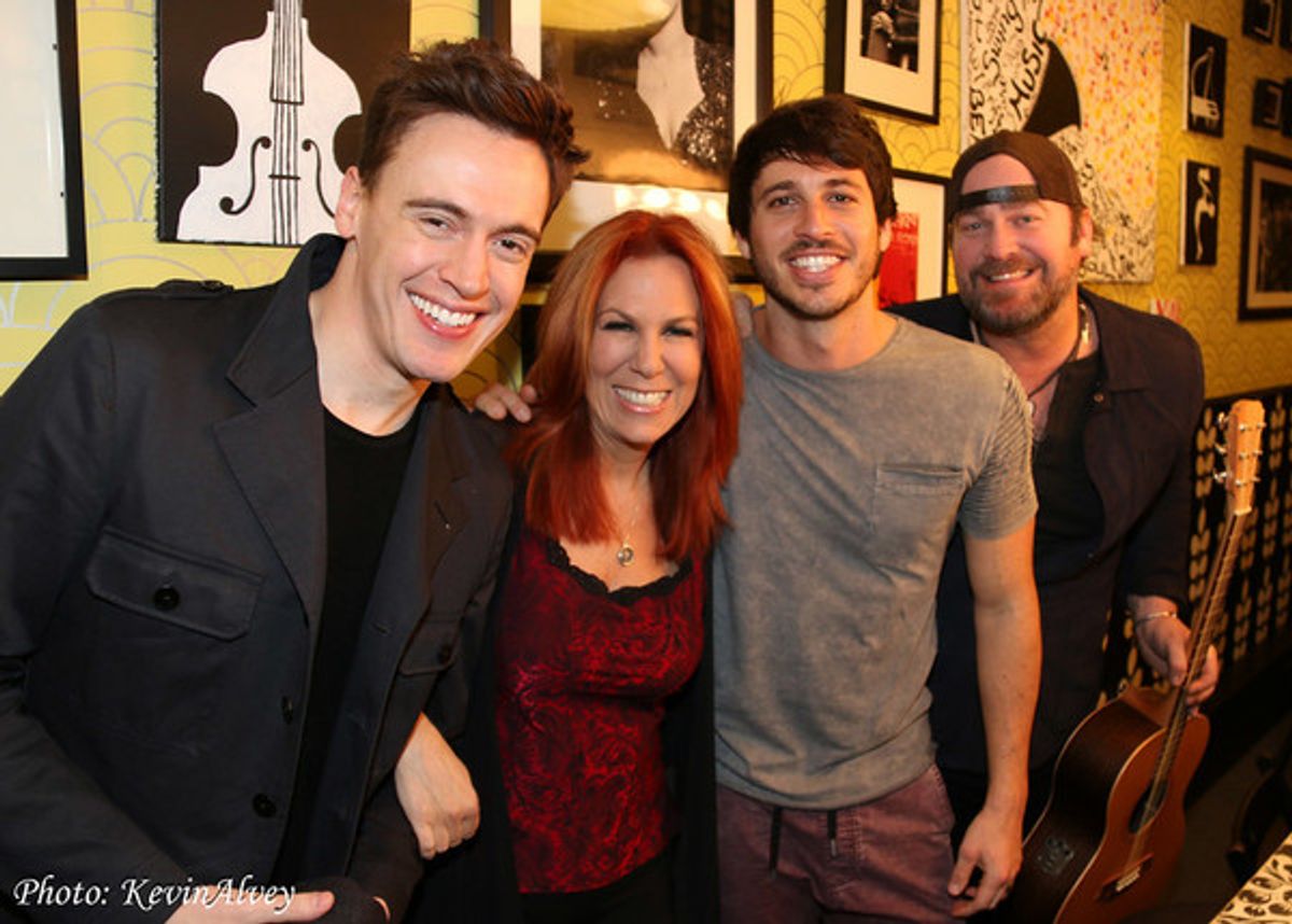 Erich Bergen, Victoria Shaw, Morgan Evans, Lee Brice at 