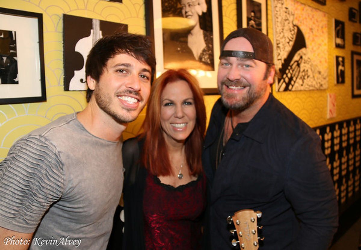 Morgan Evans, Victoria Shaw, Lee Brice at 