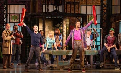 Jake Shears, J. Harrison Ghee and Cast of Kinky Boots Photo