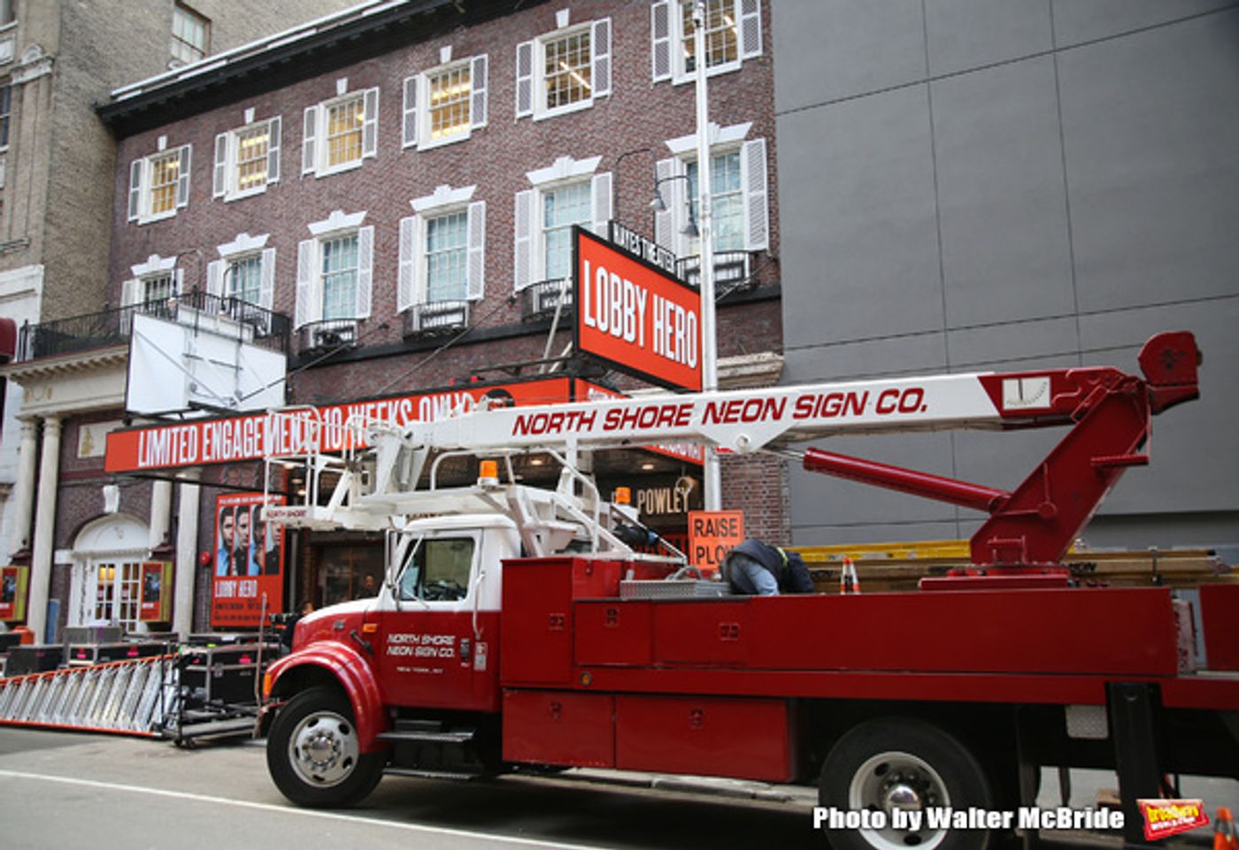 Up on the Marquee: The Helen Hayes Theatre is Back with LOBBY HERO!  Image
