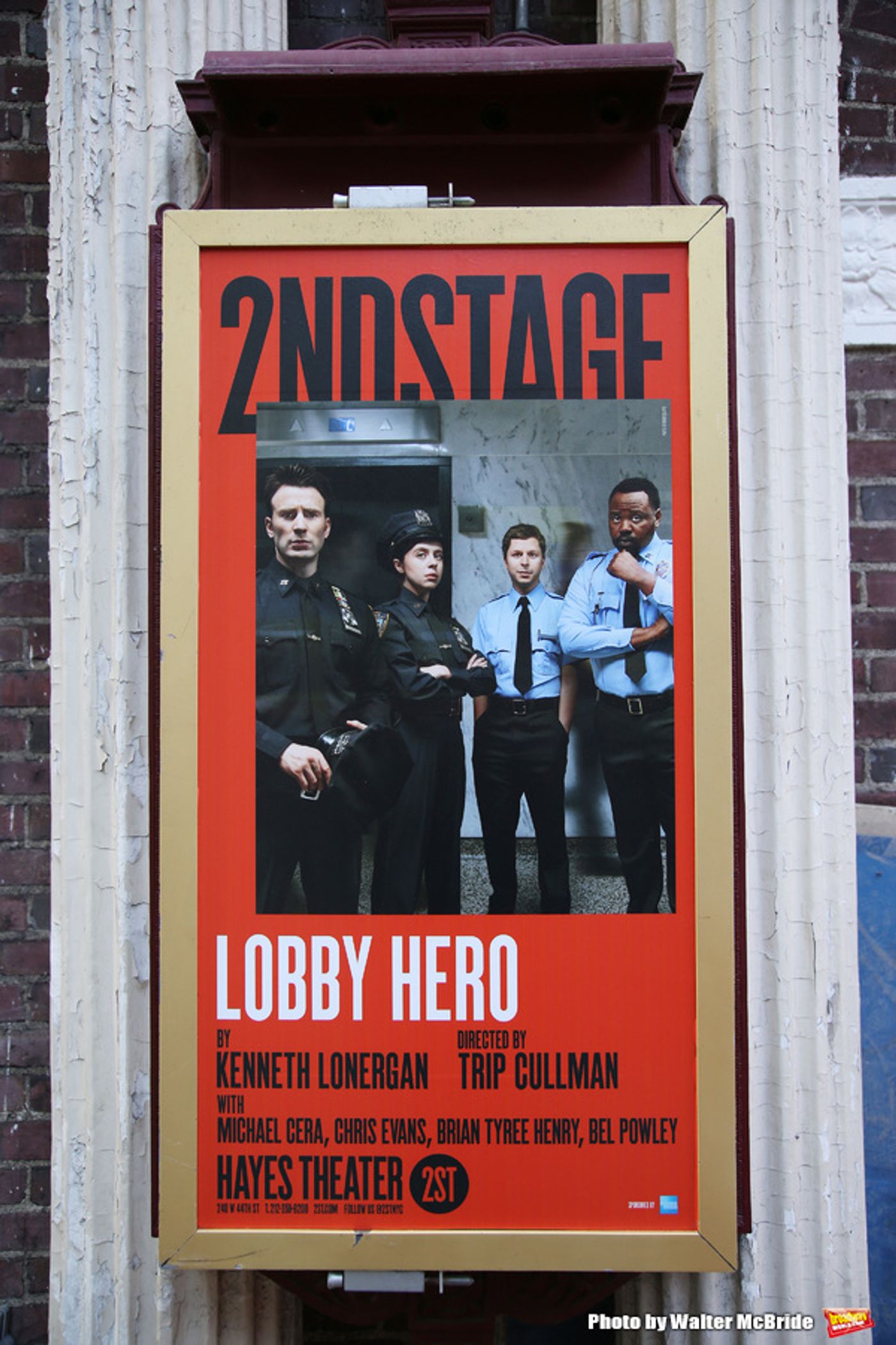 Up on the Marquee: The Helen Hayes Theatre is Back with LOBBY HERO!  Image