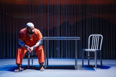 Ahmad Kamal (Malik) in the world premiere production of 4,380 NIGHTS at Signature The Photo
