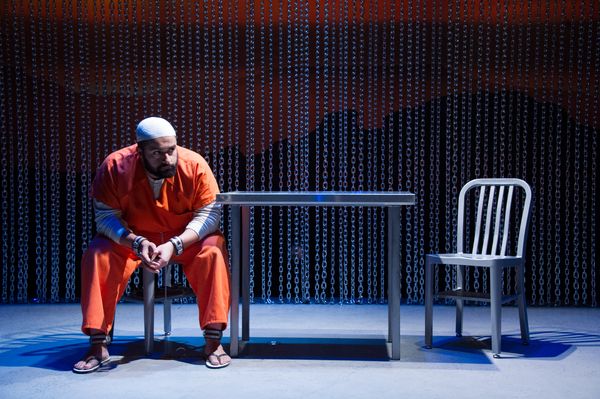 Ahmad Kamal (Malik) in the world premiere production of 4,380 NIGHTS at Signature The Photo