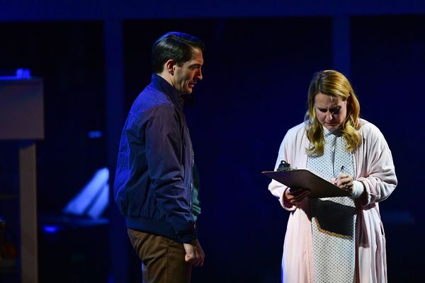 Ben Dibble as Dan with Krissy Fraelich as Diana. Photo