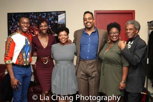 Cast members Borris York, Zurin Villanueva, Rheaume Crenshaw, David Samuel, Johmaalya Photo