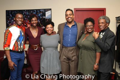 Cast members Borris York, Zurin Villanueva, Rheaume Crenshaw, David Samuel, Johmaalya Photo
