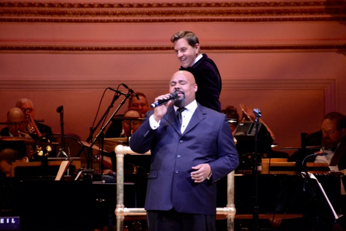 James Monroe Iglehart and Steven Reineke at 