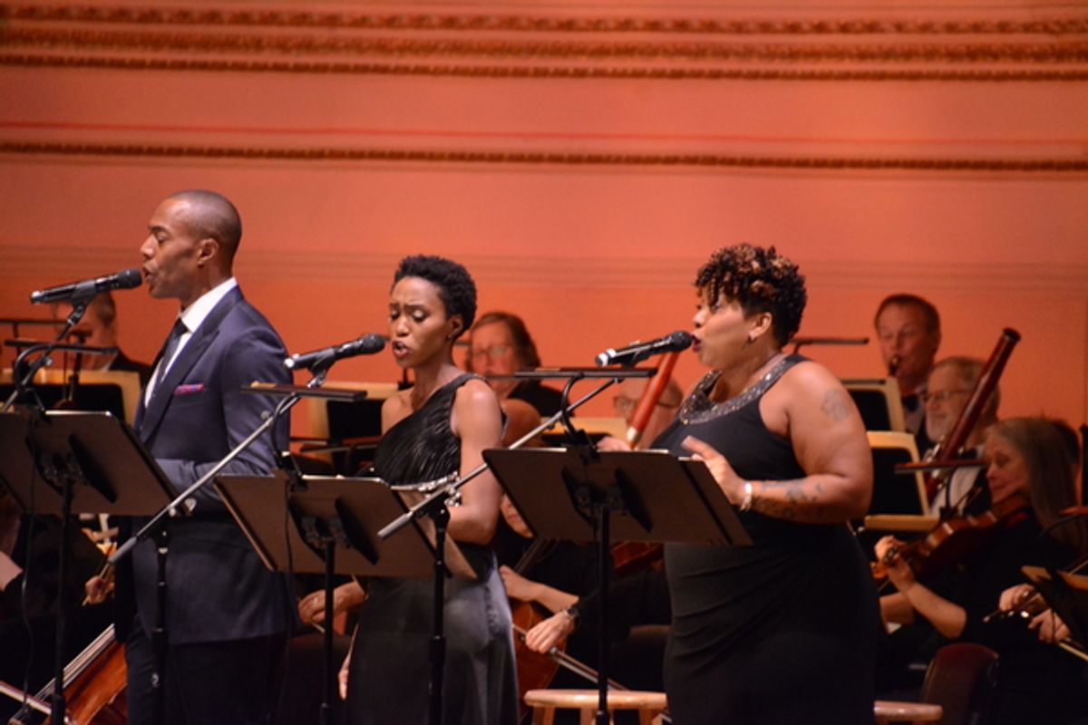 Michael McElroy, Anastasia Talley and Crystal Monee Hall at 