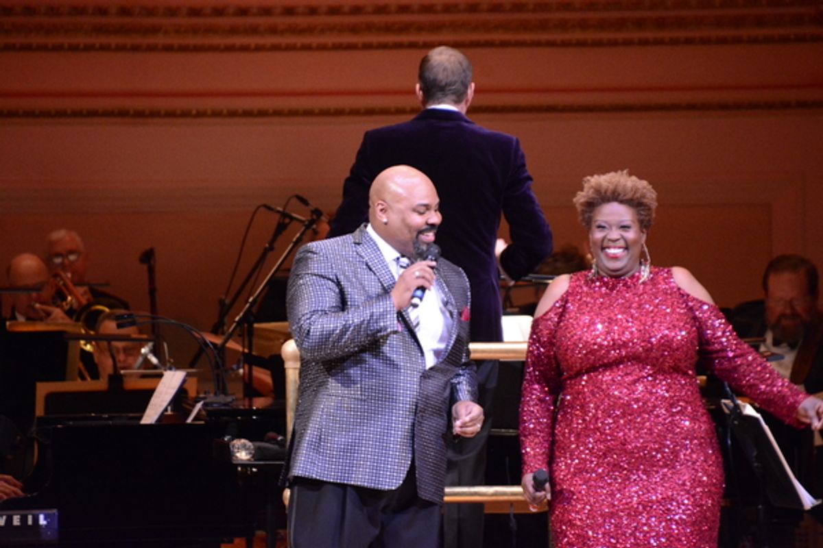 James Monroe Iglehart and Capathia Jenkins at 