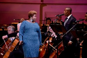 Capathia Jenkins and Michael McElroy Photo