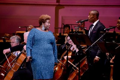Capathia Jenkins and Michael McElroy Photo