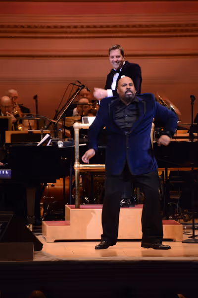 James Monroe Iglehart and Steven Reineke Photo