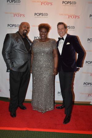 James Monroe Iglehart, Capathia Jenkins and Steven Reineke Photo