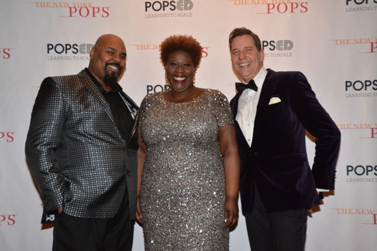 James Monroe Iglehart, Capathia Jenkins and Steven Reineke at 