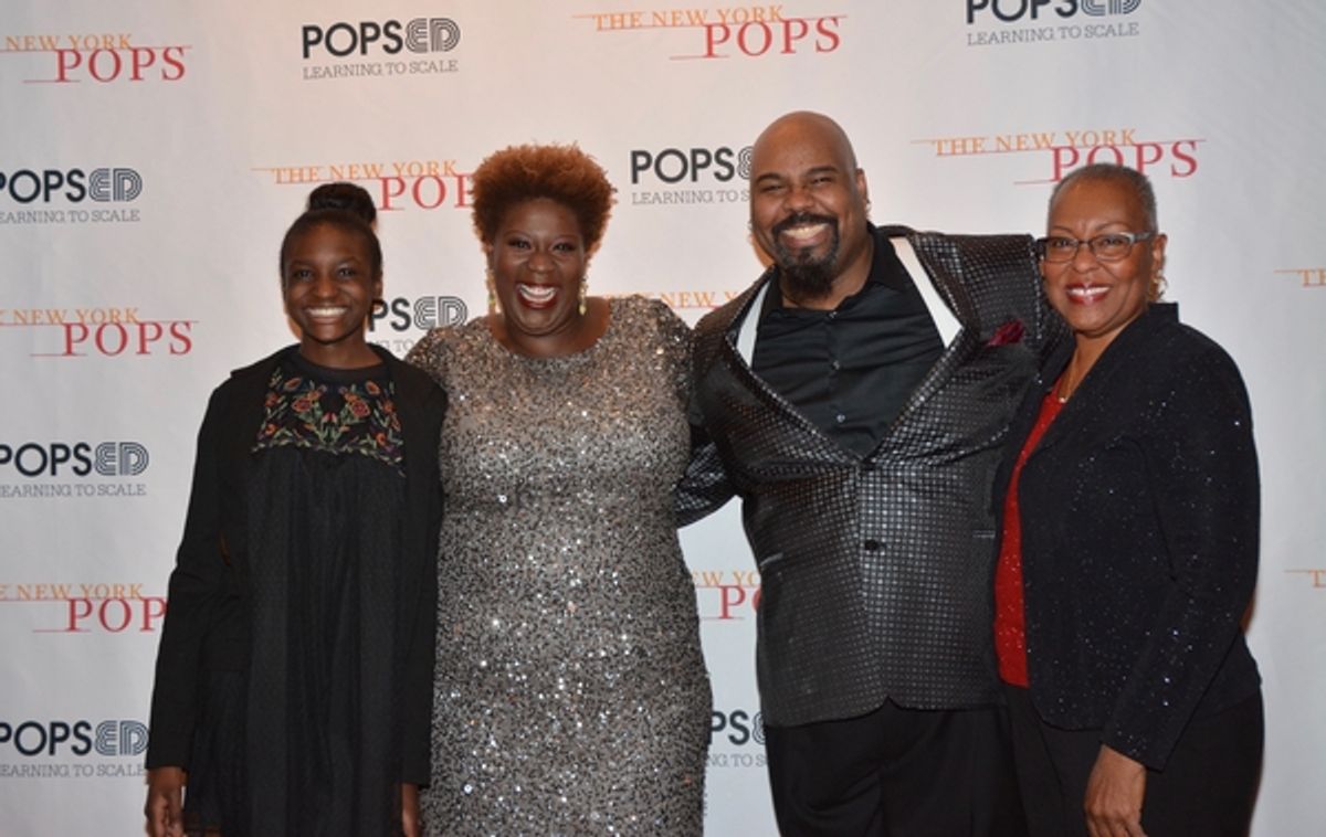 Nyla Carpathia, Carpathia Jenkins, James Monroe Iglehart and Sandra Kay Hill at 