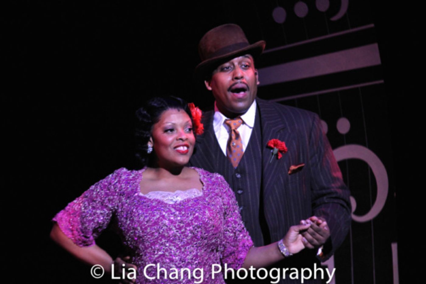Photo Flash: Rheaume Crenshaw, Johmaalya Adelekan, David Samuel, Zurin Villanueva and Borris York In Crossroads Theatre's AIN'T MISBEHAVIN' At NJPAC  Image