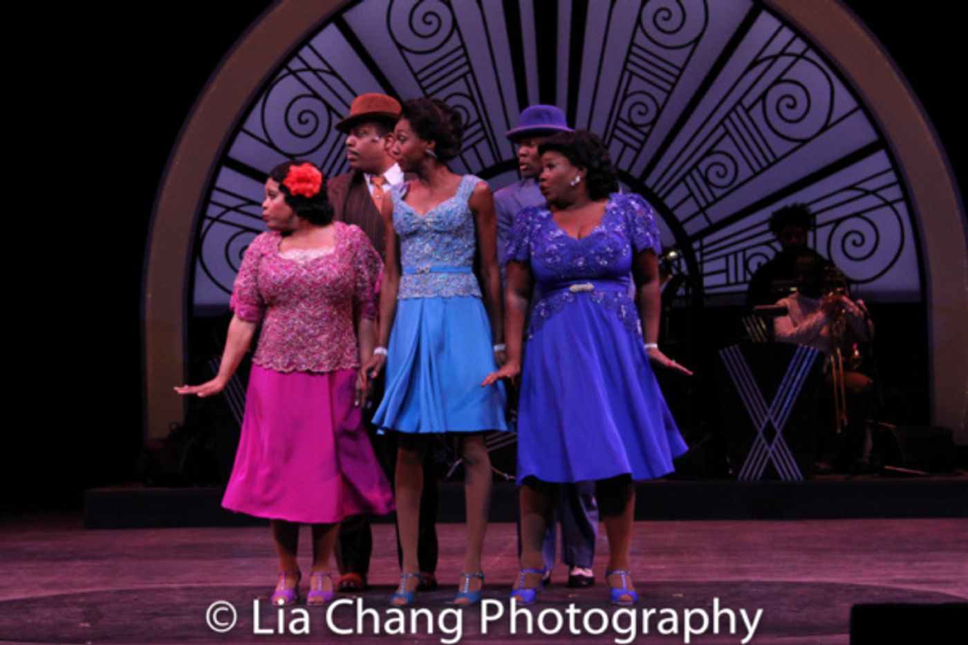 Photo Flash: Rheaume Crenshaw, Johmaalya Adelekan, David Samuel, Zurin Villanueva and Borris York In Crossroads Theatre's AIN'T MISBEHAVIN' At NJPAC  Image