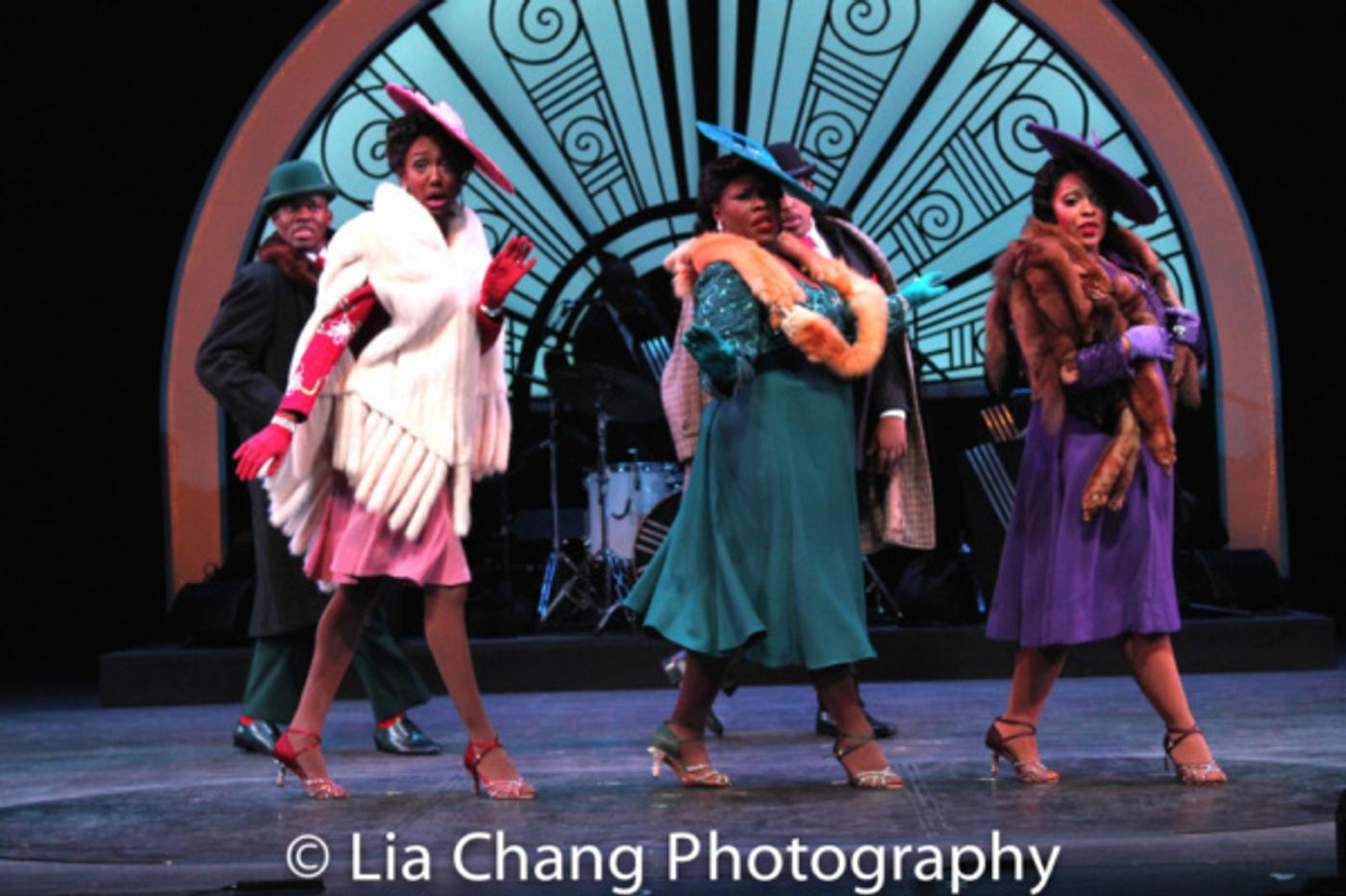 Photo Flash: Rheaume Crenshaw, Johmaalya Adelekan, David Samuel, Zurin Villanueva and Borris York In Crossroads Theatre's AIN'T MISBEHAVIN' At NJPAC  Image
