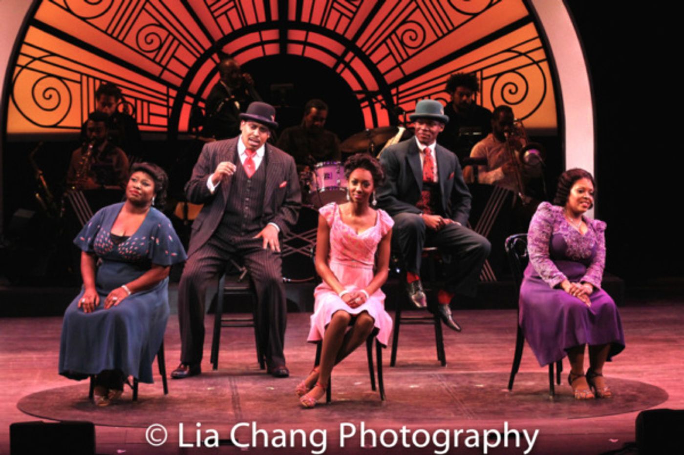 Photo Flash: Rheaume Crenshaw, Johmaalya Adelekan, David Samuel, Zurin Villanueva and Borris York In Crossroads Theatre's AIN'T MISBEHAVIN' At NJPAC  Image