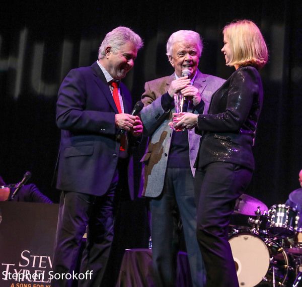 Steve Tyrell, Dick Robinson, Missy Petow Robinson Photo