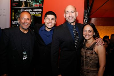 From left, cast members RubÃ©n Garfias, Peter Mendoza, Jason Manuel OlazÃ¡bal and Photo