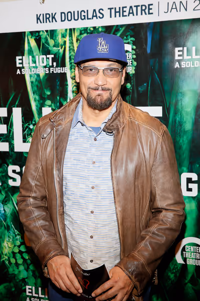 Actor Jimmy Smits attends the opening night performance of â€œElliot, A Soldierâ Photo