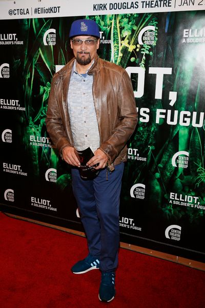 Actor Jimmy Smits attends the opening night performance of â€œElliot, A Soldierâ Photo