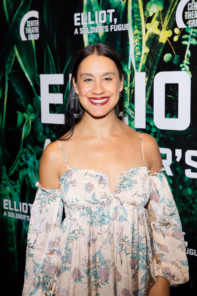 Actor Sabina Zuniga Varela attends the opening night performance of â€œElliot, A  Photo
