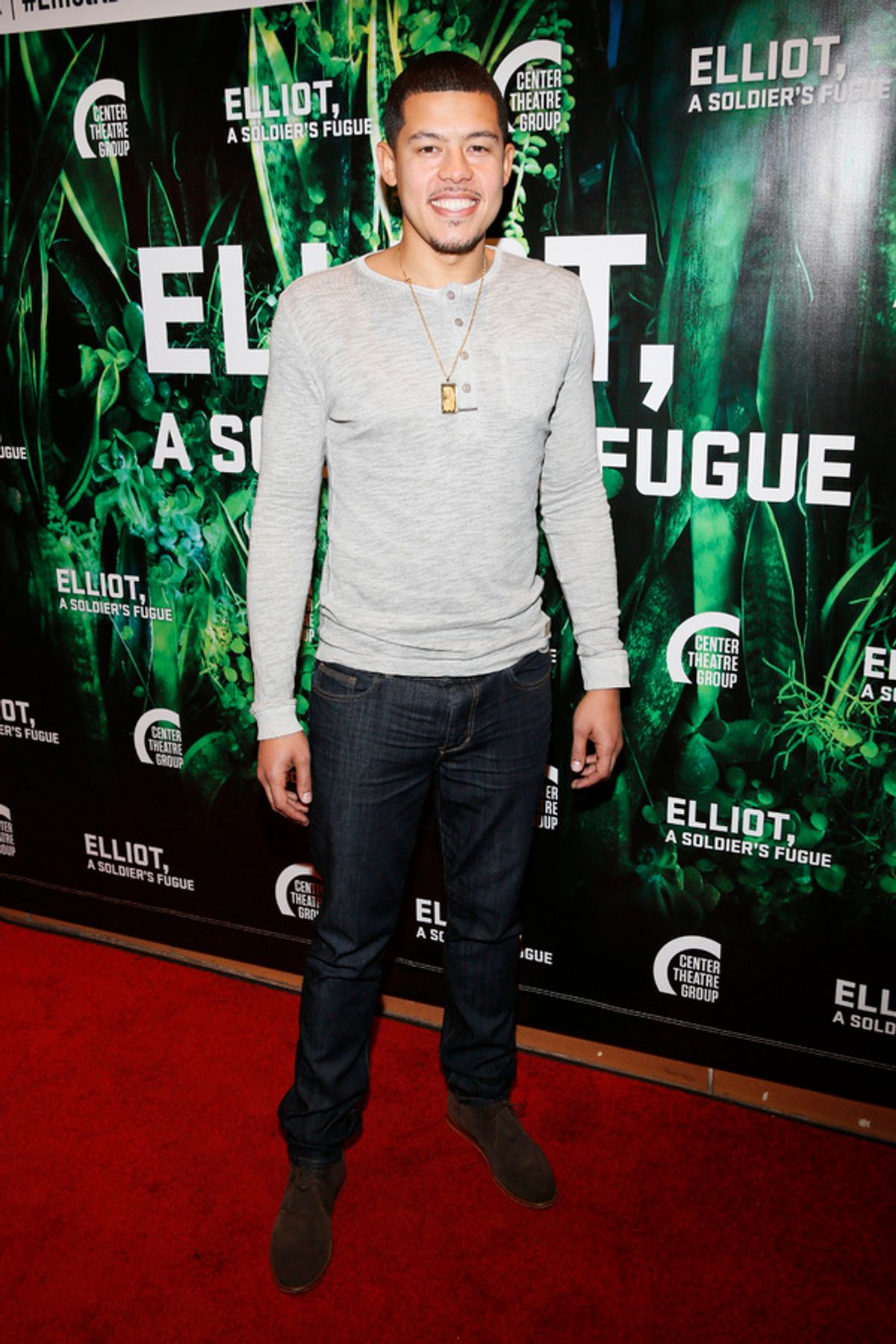 Elliot Ruiz attends the opening night performance of â€"Elliot, A Soldierâ€™s Fugueâ€ at Center Theatre Group's Kirk Douglas Theatre on February 3, 2018, in Culver City, California. (Photo by Ryan Miller/Capture Imaging) at 