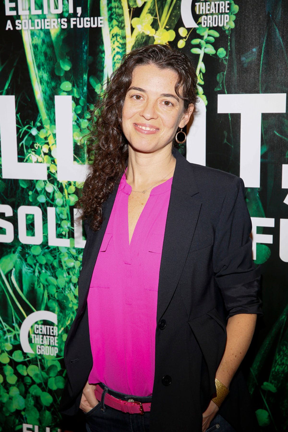 Playwright Quiara AlegrÃ­a Hudes attends the opening night performance of â€œElliot, A Soldierâ€™s Fugueâ€ at Center Theatre Group's Kirk Douglas Theatre on February 3, 2018, in Culver City, California. (Photo by Ryan Miller/Capture Imaging) at 