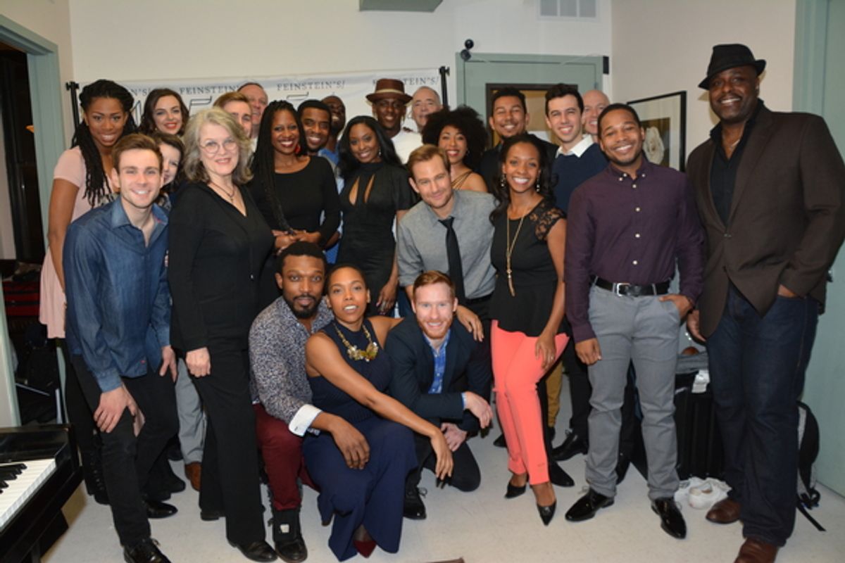 54 Sings Memphis.the cast includes-Chad Kimball, Felicia Boswell, J. Bernard Calloway, Gilbert L. Bailey II, Antoine L. Smith, Cass Morgan, Justin Baret, Darius Baresm Iris Beaumier, Dionne Figgins, Lauren Lim Jackson, Tyrone Jackson, Kyle Javon, Raquel J at 