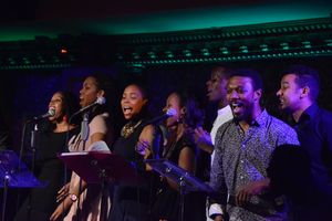 The Beale Street Ensemble that included-Justin Baret, Darius Barnes, Irish Beaumier, Dionne Figgins, Lauren Lim Jackson, Tyrone Jackson, Kyle Javon, Raquel Jennings, Candice Monet McCall and Danielle Williamson @ BroadwayWorld The Beale Street Ensemble that included-Justin Baret, Darius Barnes, Irish Beaumier, Photo