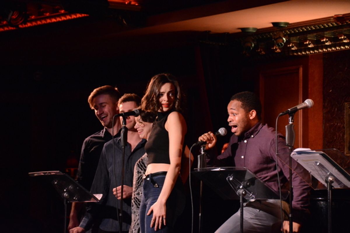 Gilbert L. Bailey II with Members of the Main Street Ensemble-Graham Hancock, Joseph Allen, Allsun O'Malley and Talia Suskauer at 