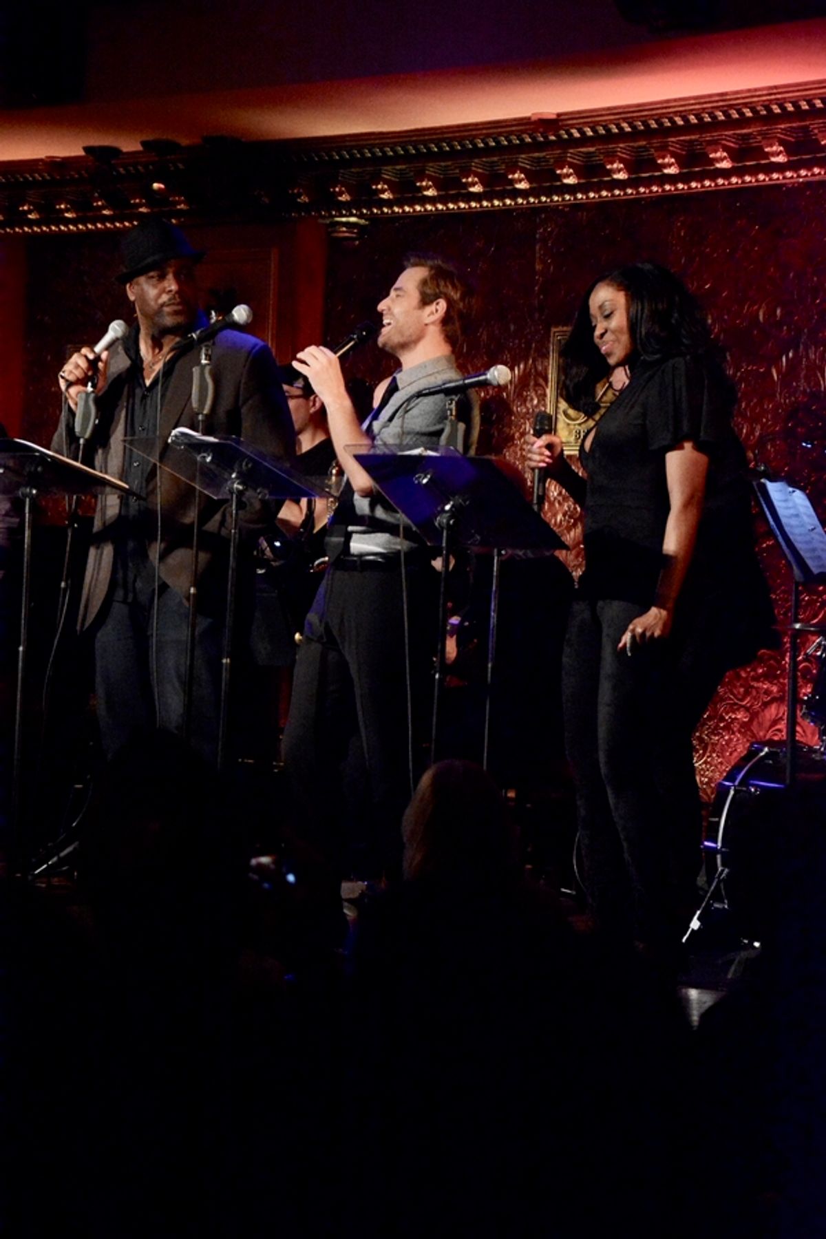 J. Bernard Calloway, Chad Kimball and Felicia Boswell at 