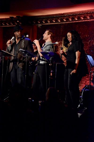 J. Bernard Calloway, Chad Kimball and Felicia Boswell Photo