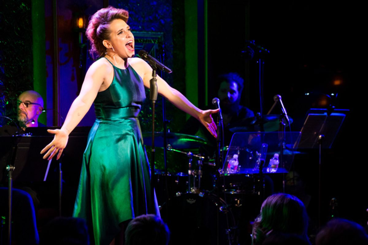 Jessica Vosk in Being Green at 54 Below at 