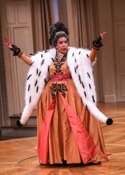 KATHRYN HUNTER-WILLIAMS as Madame Pernelle Photo
