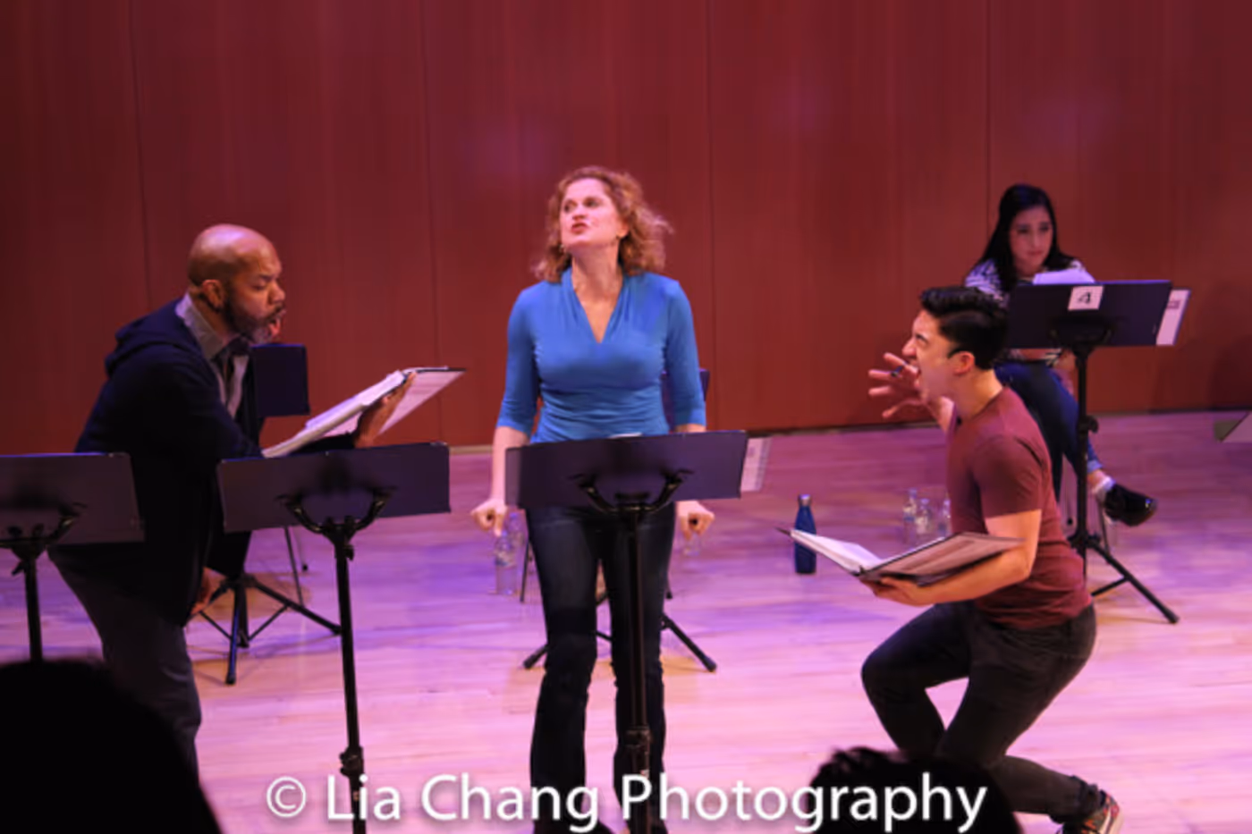 Photo Flash: Christiane Noll, Devin Ilaw,?Darius De Haas, Krystina Alabado, F.?Michael Haynie And Colin Hanlon in Benefit Reading Of NEXT TO?NORMAL  Image
