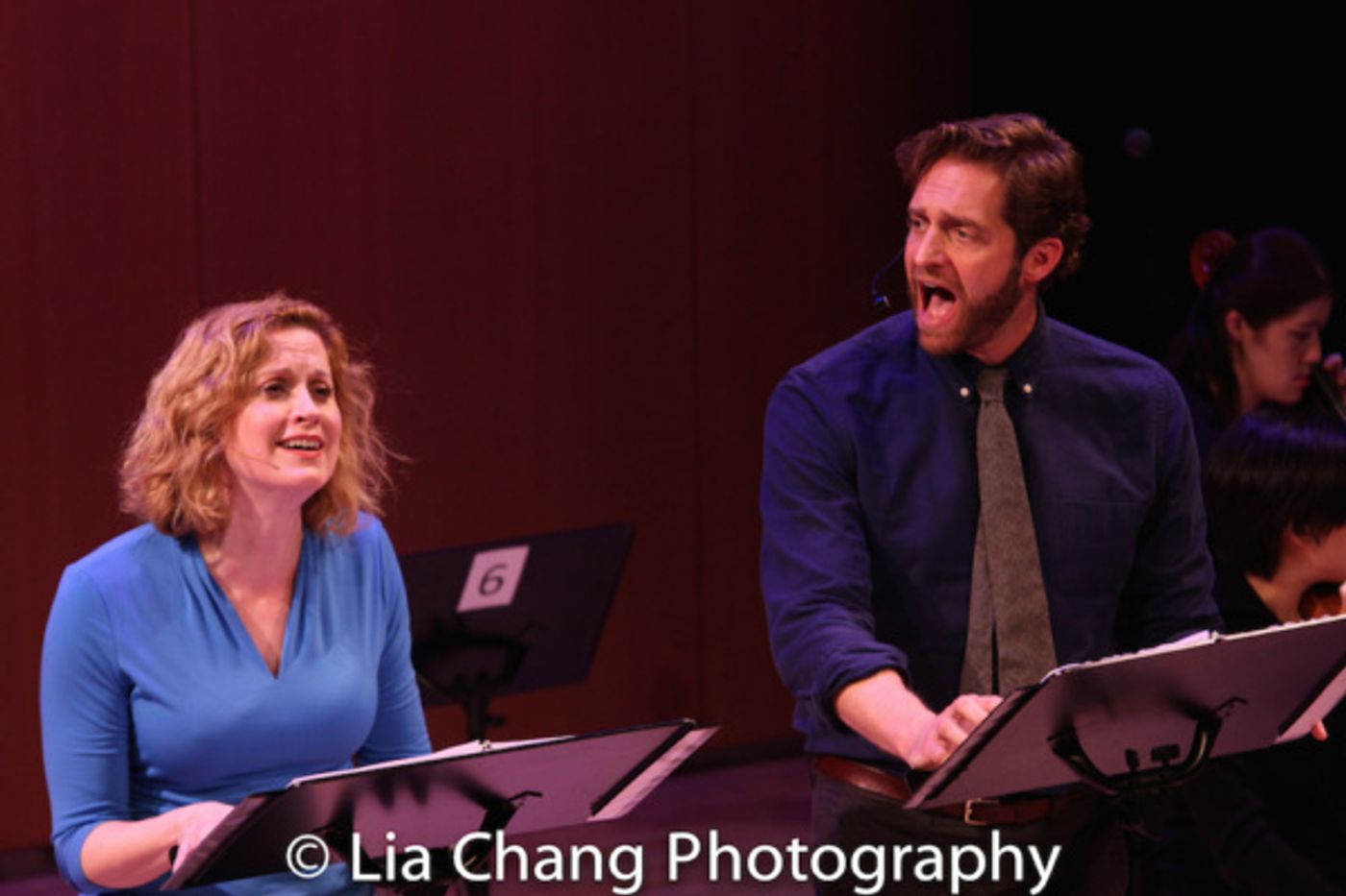 Photo Flash: Christiane Noll, Devin Ilaw,?Darius De Haas, Krystina Alabado, F.?Michael Haynie And Colin Hanlon in Benefit Reading Of NEXT TO?NORMAL  Image