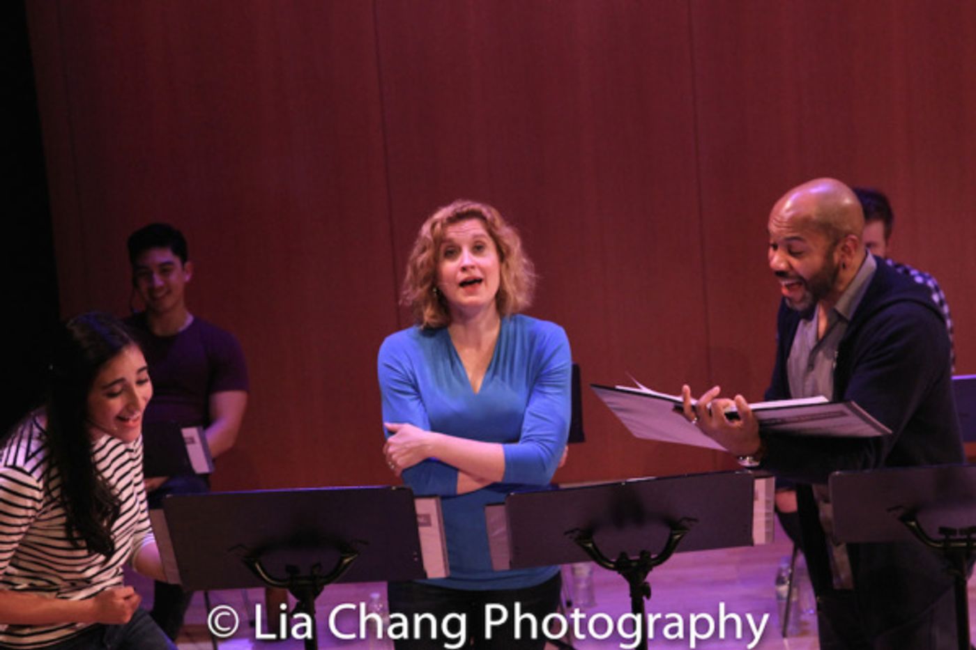Photo Flash: Christiane Noll, Devin Ilaw,?Darius De Haas, Krystina Alabado, F.?Michael Haynie And Colin Hanlon in Benefit Reading Of NEXT TO?NORMAL  Image