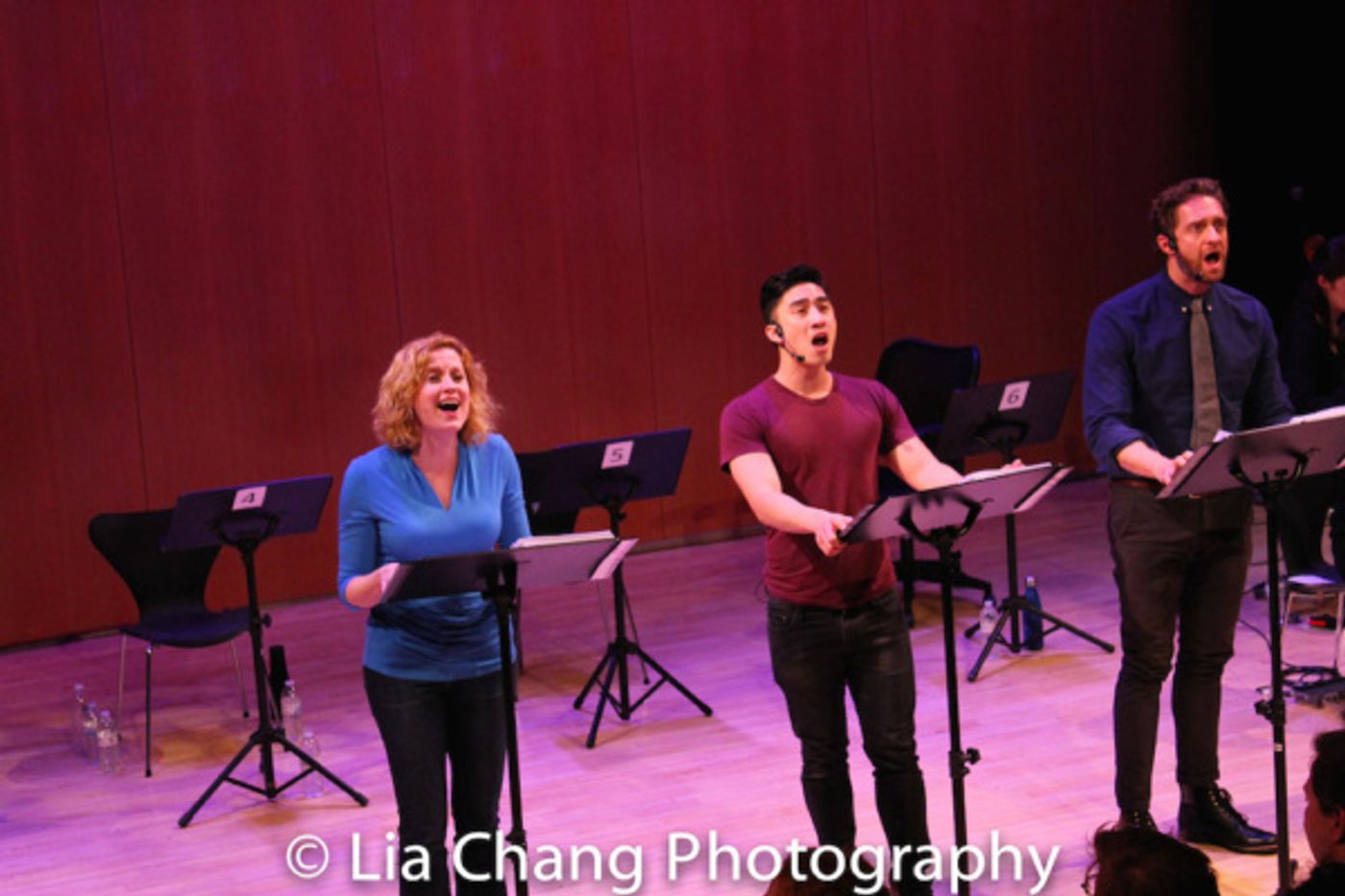 Photo Flash: Christiane Noll, Devin Ilaw,?Darius De Haas, Krystina Alabado, F.?Michael Haynie And Colin Hanlon in Benefit Reading Of NEXT TO?NORMAL  Image