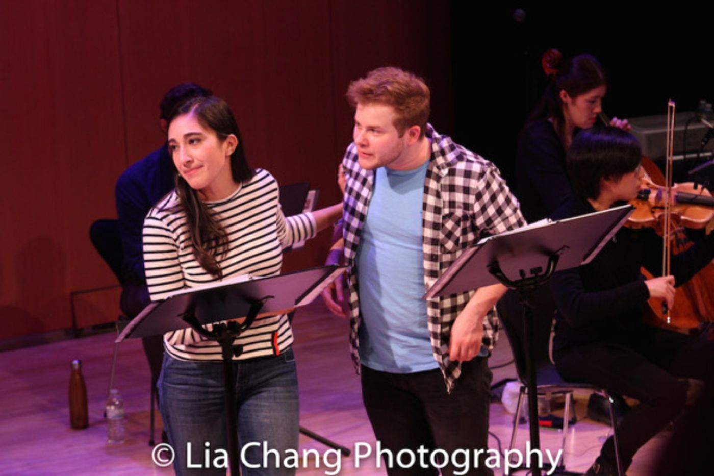 Photo Flash: Christiane Noll, Devin Ilaw,?Darius De Haas, Krystina Alabado, F.?Michael Haynie And Colin Hanlon in Benefit Reading Of NEXT TO?NORMAL  Image
