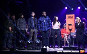 Kenneth Lonergan, Trip Cullman, Michael Cera, Chris Evans, Brian Tyree Henry and Bel  Photo