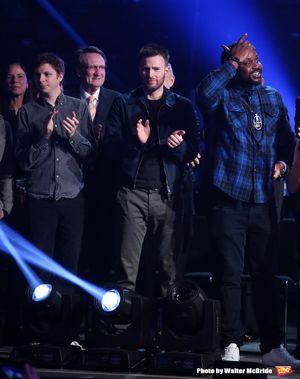 Michael Cera, Chris Evans and Brian Tyree Henry  Photo