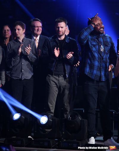 Michael Cera, Chris Evans and Brian Tyree Henry  Photo