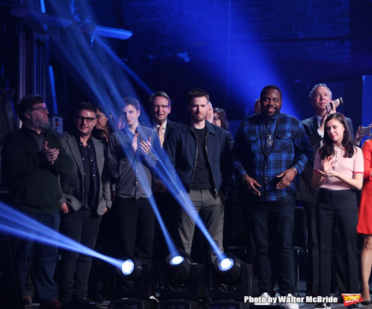 Kenneth Lonergan, Trip Cullman, Michael Cera, Chris Evans, Brian Tyree Henry and Bel Powley at 