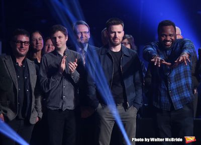 Trip Cullman, Michael Cera, Chris Evans and Brian Tyree Henry  Photo