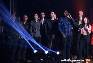 Kenneth Lonergan, Trip Cullman, Michael Cera, Chris Evans, Brian Tyree Henry and Bel  Photo