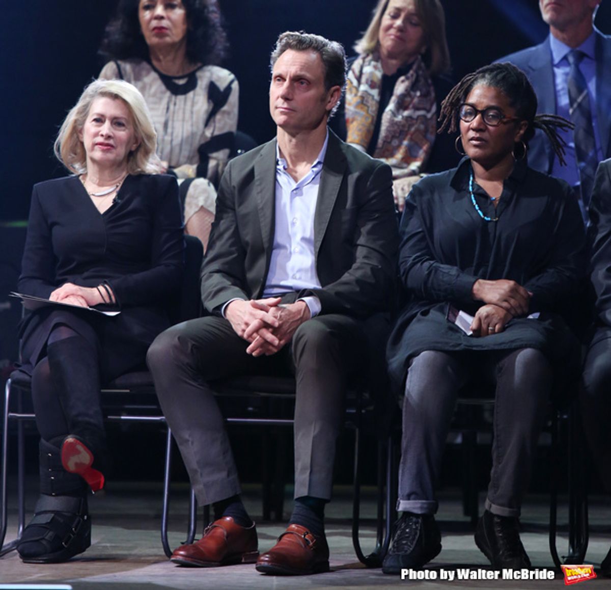 Carole Rothman, Tony Goldwyn, Lynne Nottage at 