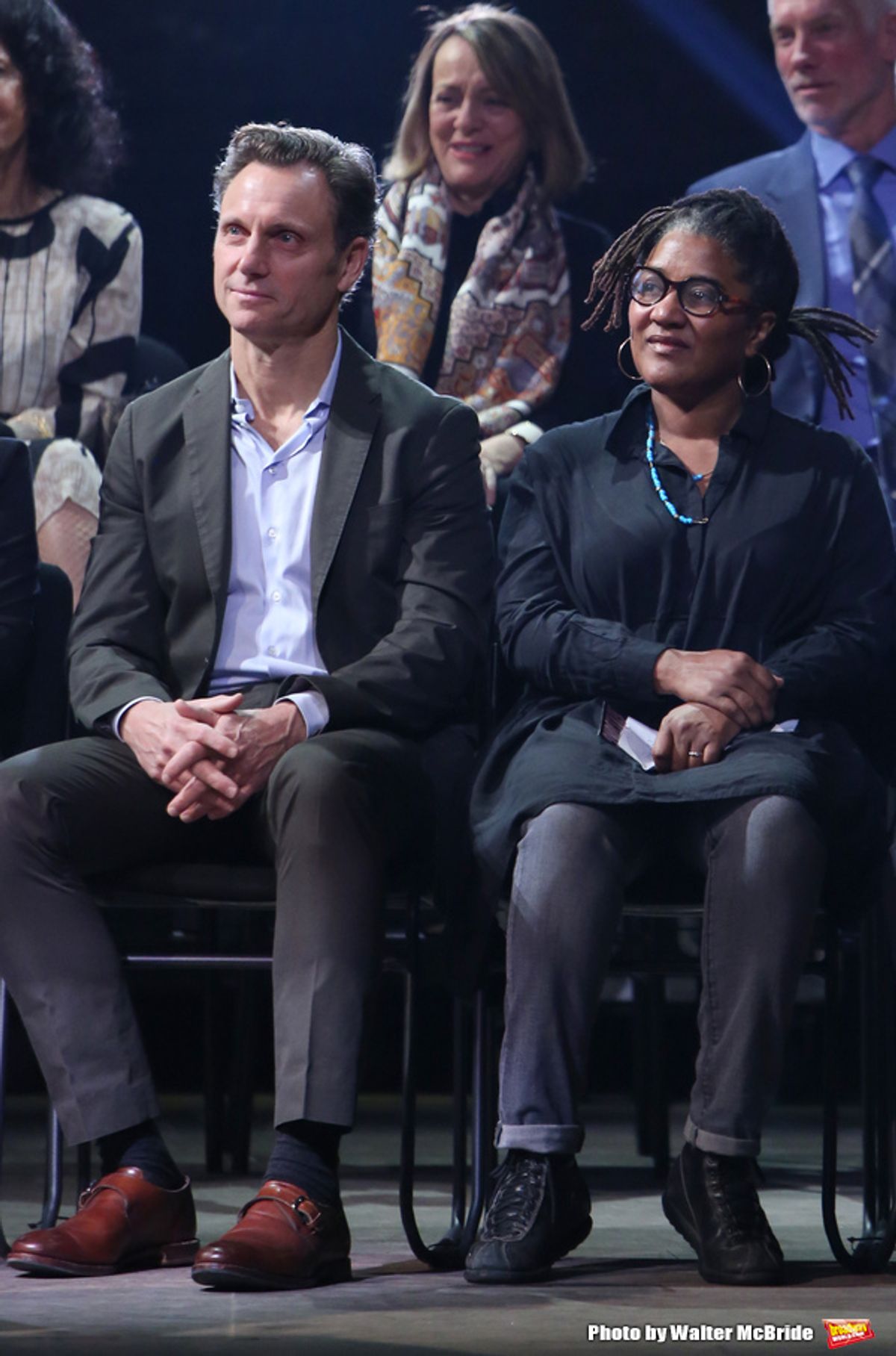 Tony Goldwyn and Lynne Nottage  at 